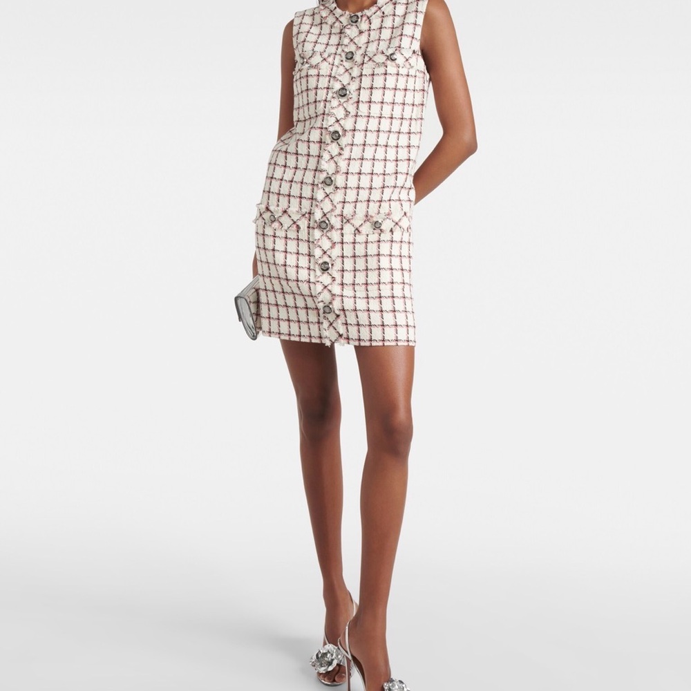 Veronica Beard 

Laurel cotton-blend tweed minidress